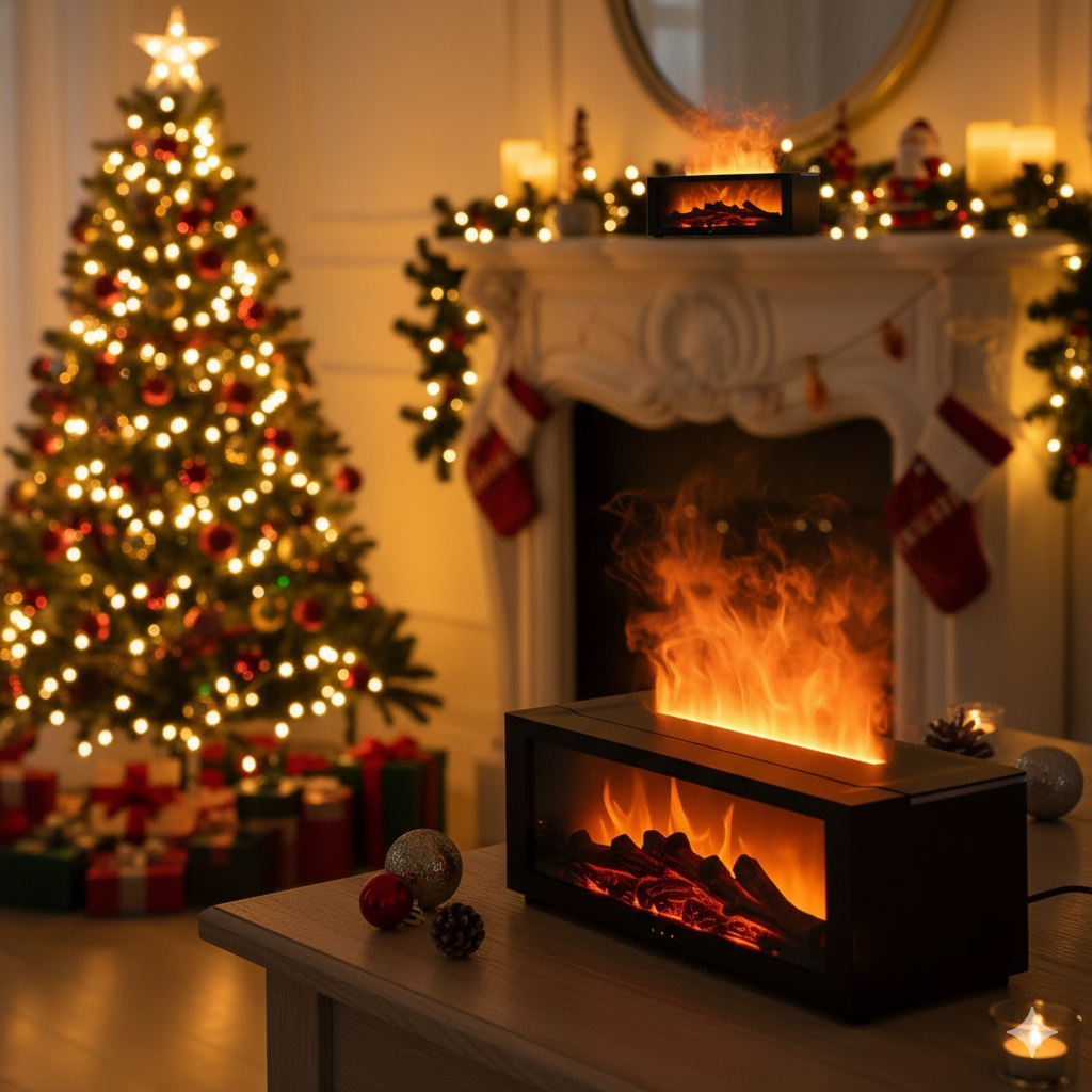 Świąteczny Dyfuzor Kominkowy LED
