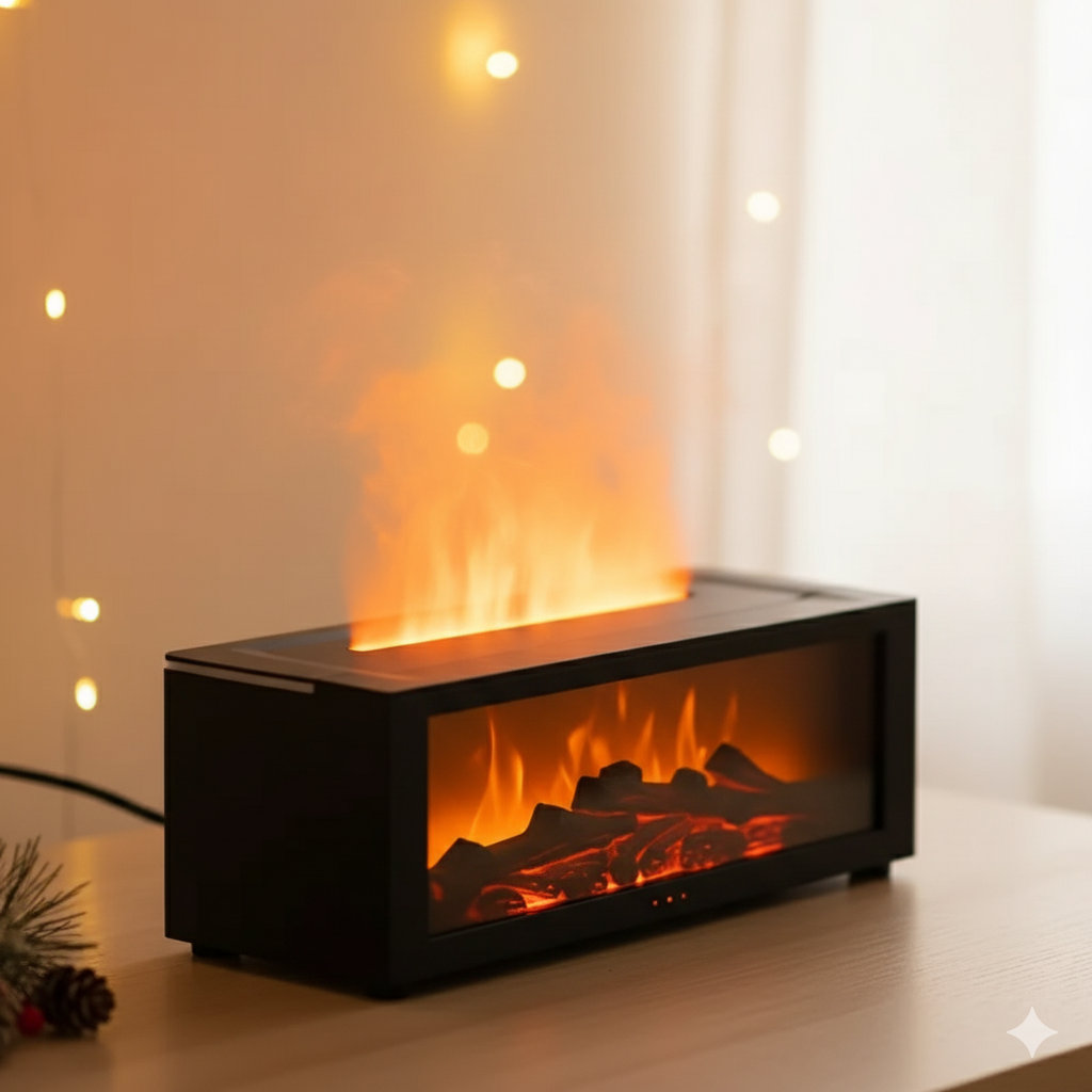 Świąteczny Dyfuzor Kominkowy LED